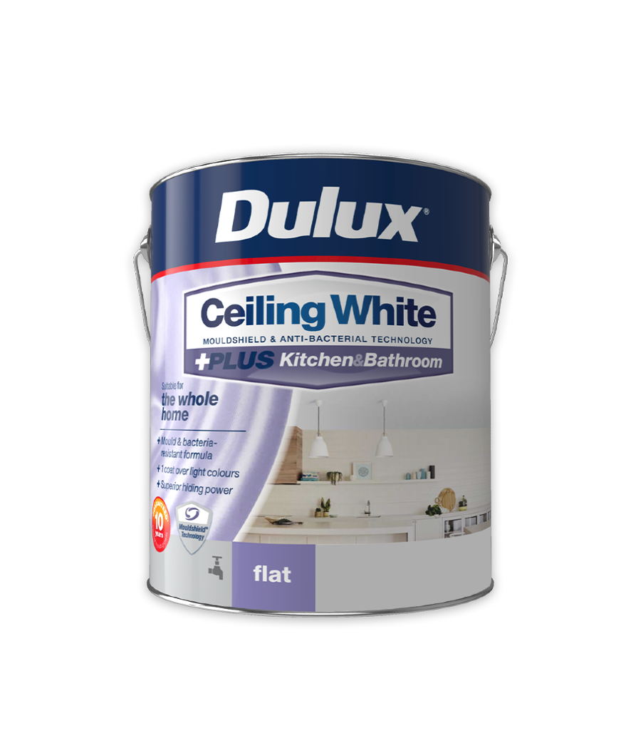 Dulux Ceiling-White PLUS Kitchen Bathroom