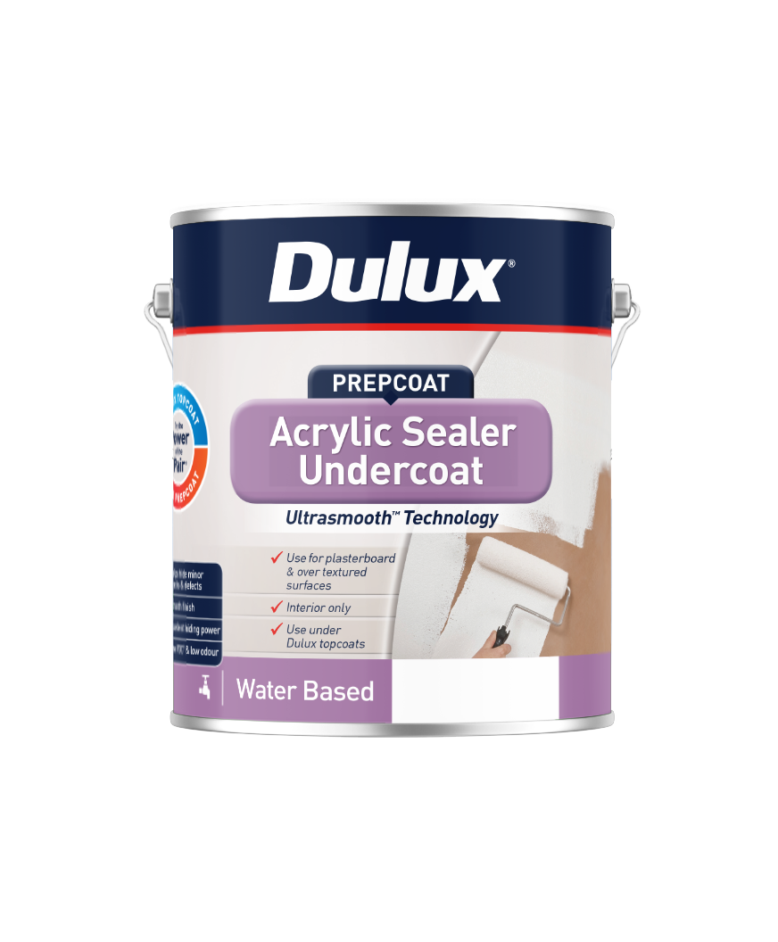 Dulux Prepcoat Acrylic Sealer Undercoat 4L 