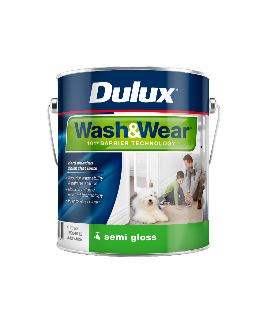 Dulux Wash&Wear Semi Gloss 4L 2024