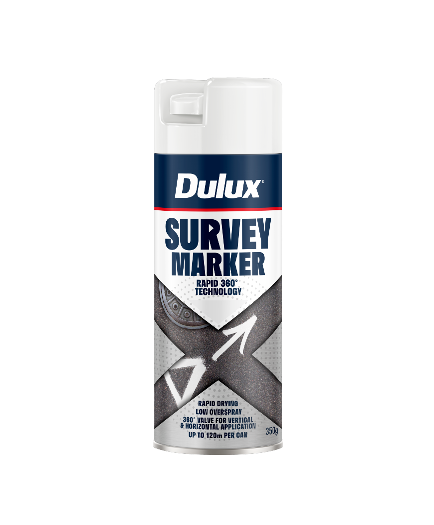 Dulux Spray White Survery Marker 340g
