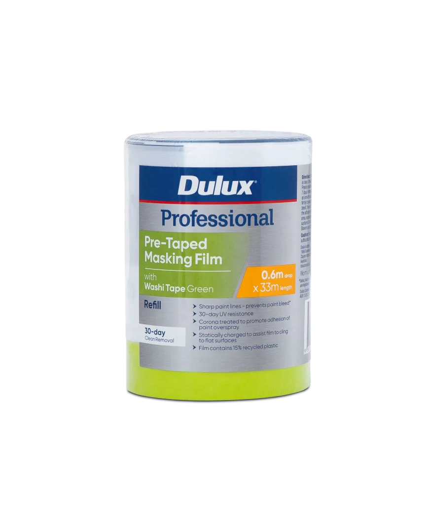 Green Pre-Taped Masking Film Refill