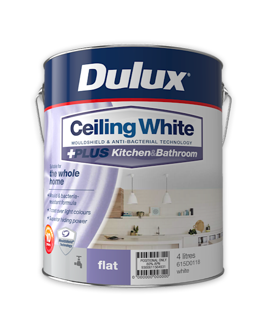 Dulux Flat White Ceiling Paint Shelly Lighting