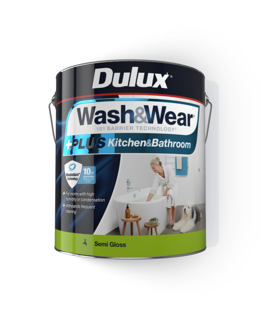 Wash&Wear® +PLUS AntiBac Low Sheen Dulux