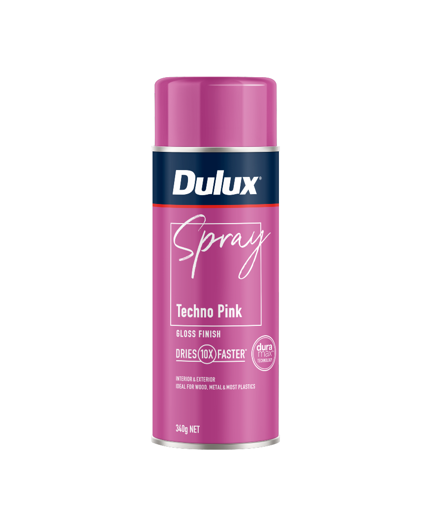 Dulux Spray Techno Pink Gloss 340g
