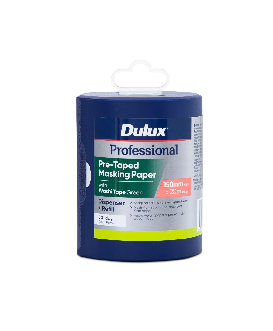 Green Pre-Taped Masking Paper Dispenser