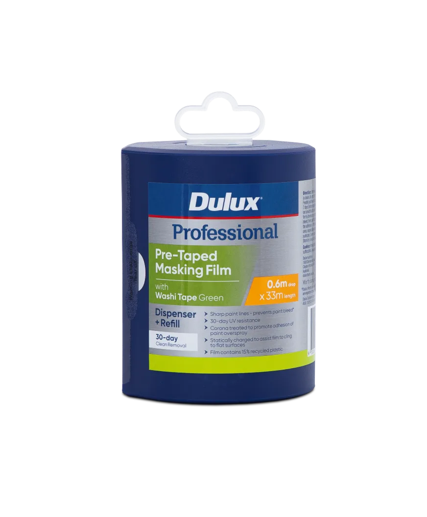 Green Pre-Taped Masking Film Dispenser