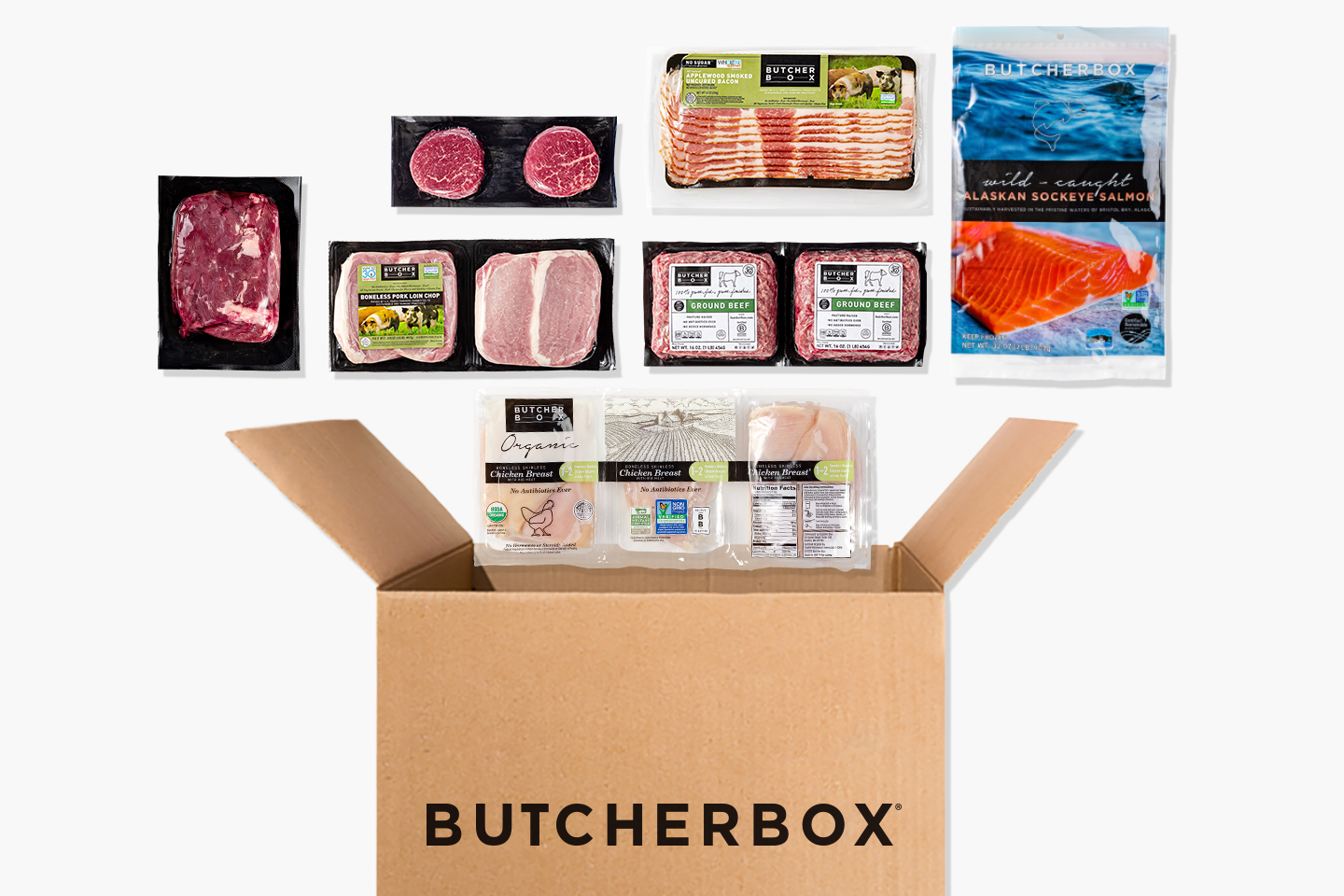 Meat packages outlet delivered