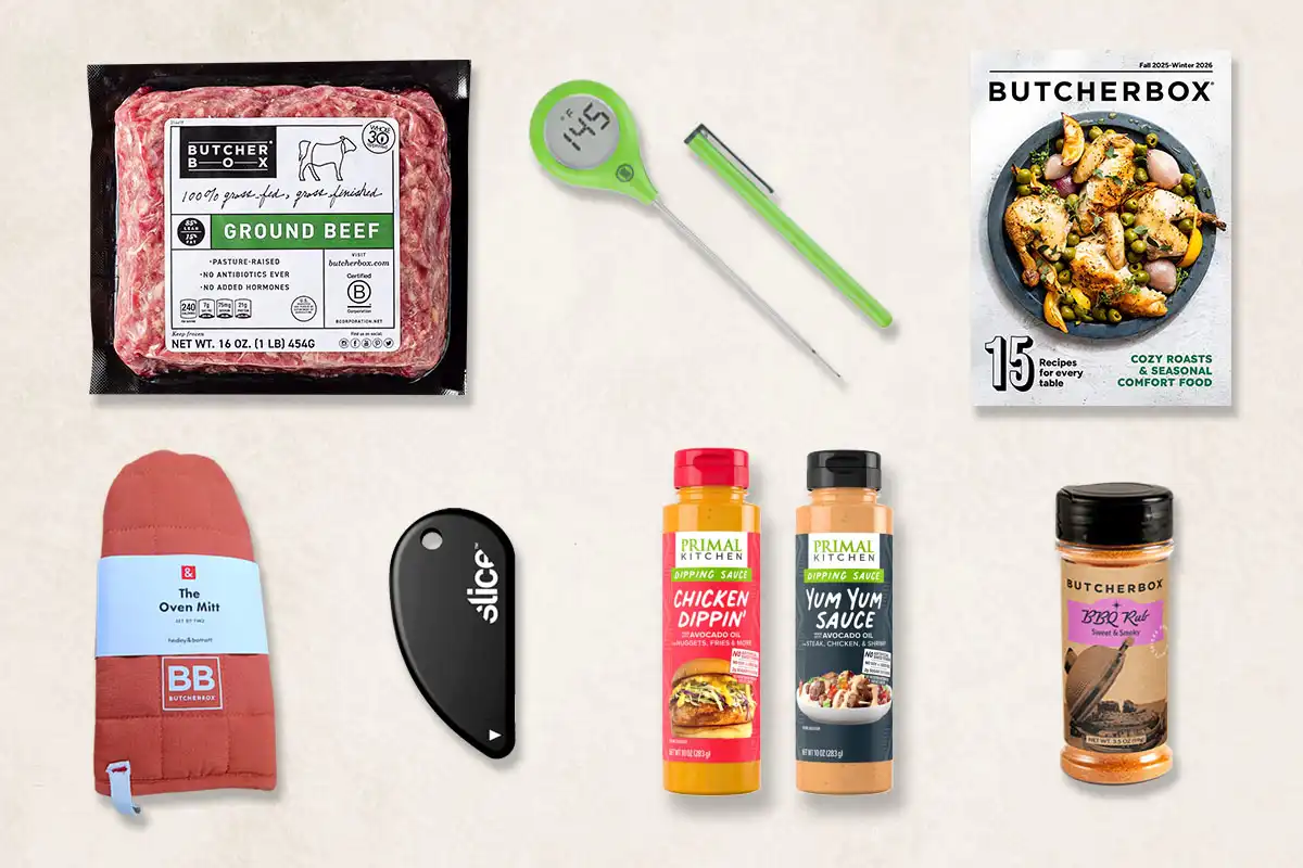 Ground Beef + Welcome Kit Items