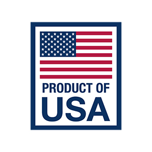 Product of USA label