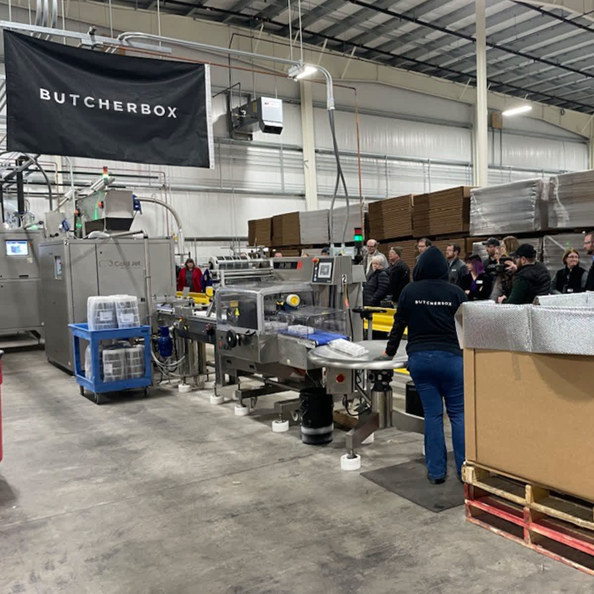 Employees in a factory