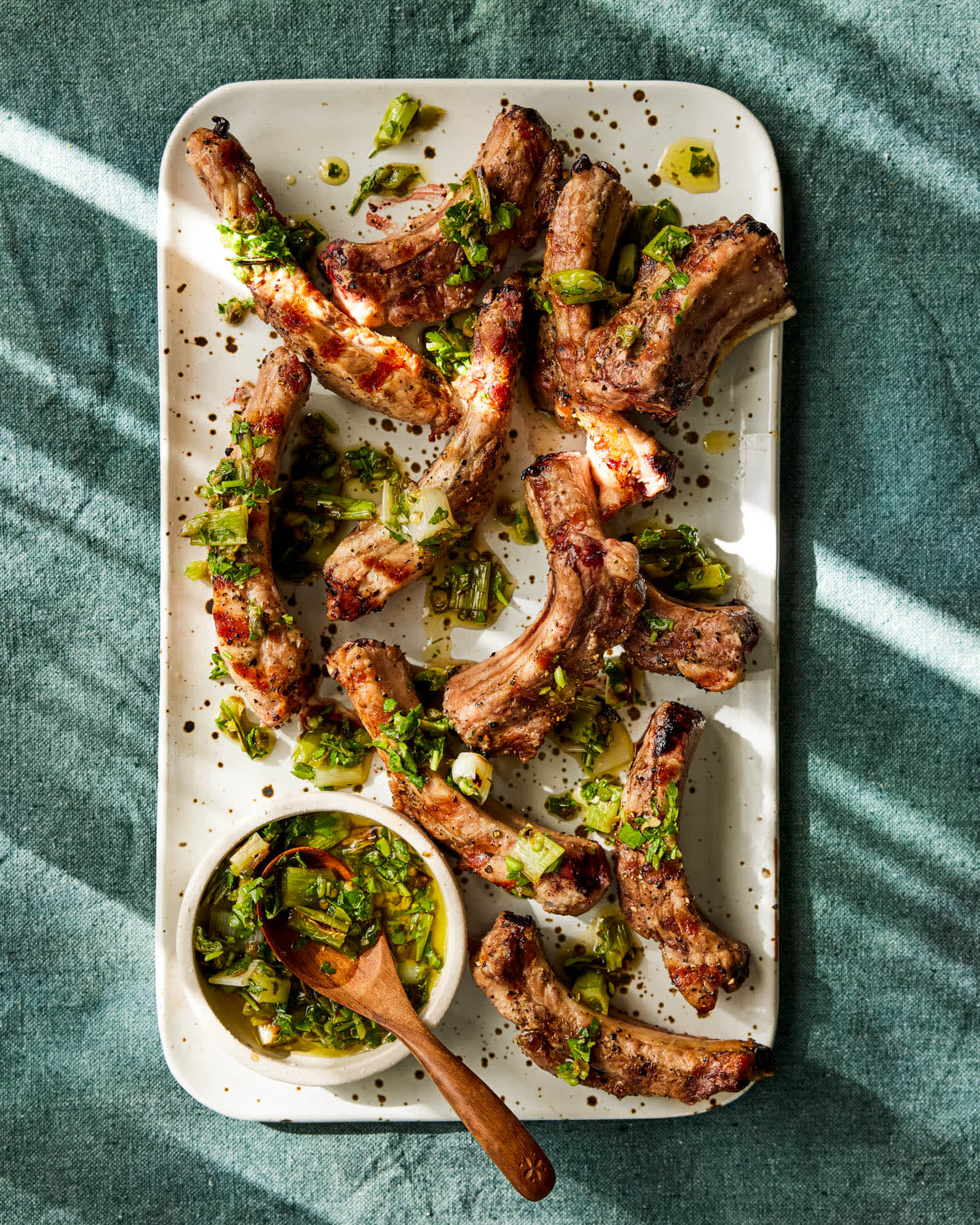 Pork Ribs on plate