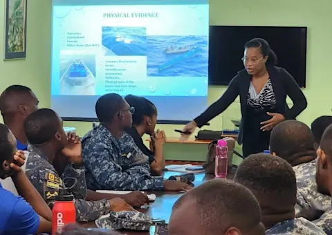During the exercise, Director of the Asset Recovery Unit, Kisha Sutherland, stated that the RSS ARU operates on the principle that crime does not pay, and pointed out that through the training, soldiers would be made aware of how they can prevent criminals from financially benefitting from their activities.
