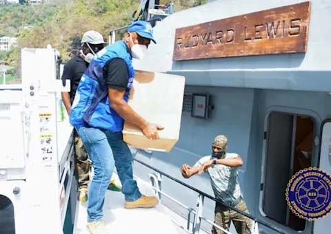 RSS Coordinating Regional Relief Efforts In St. Vincent And The Grenadines
