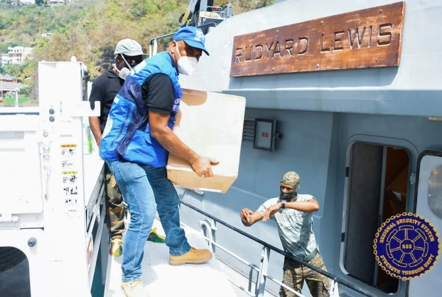 RSS Coordinating Regional Relief Efforts In St. Vincent And The Grenadines