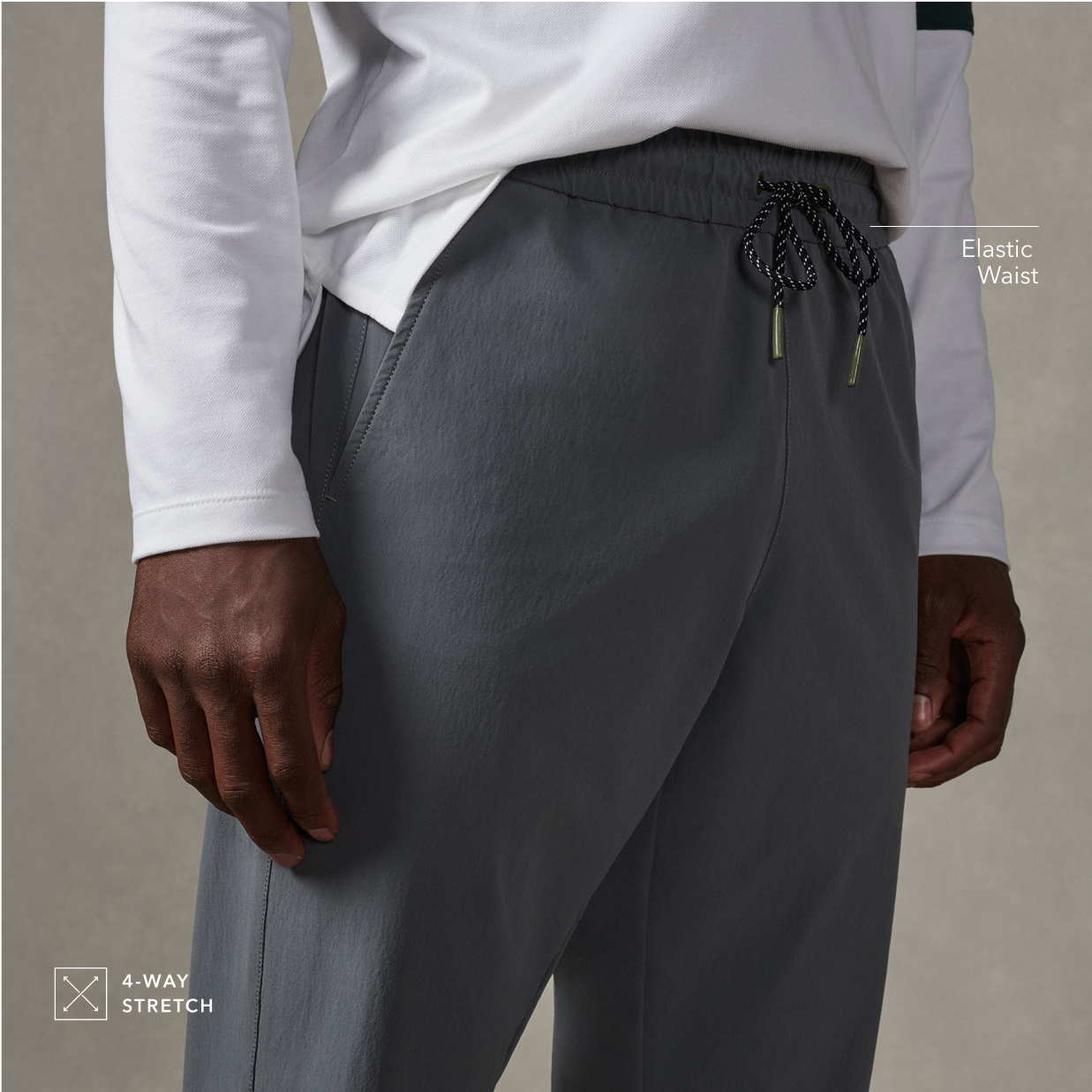 Crossover Waistband Joggers