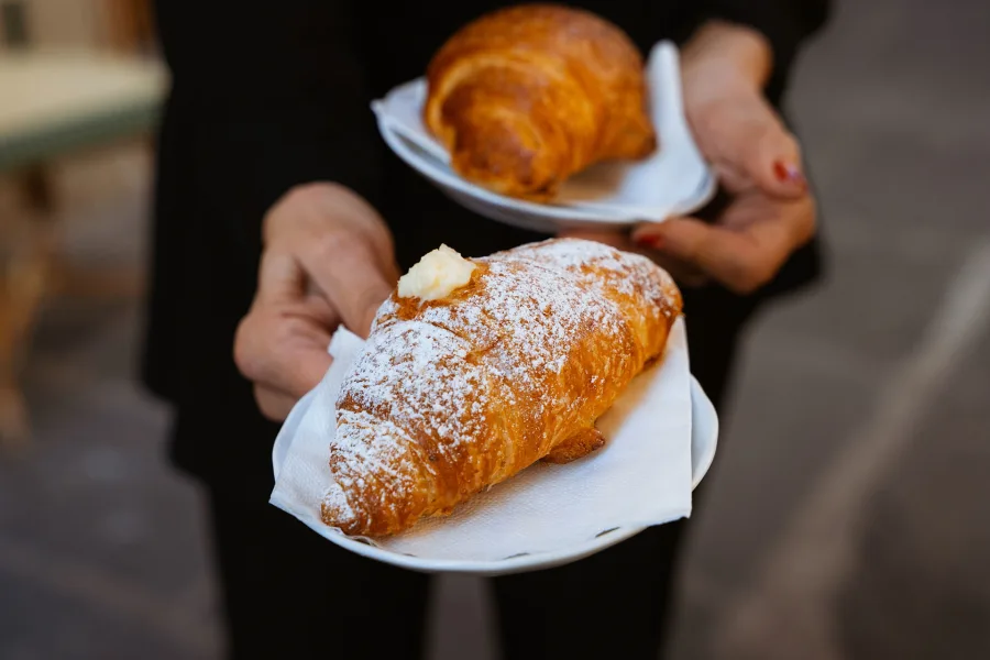 Starting your day with a delicious Italian pastry is traditional!