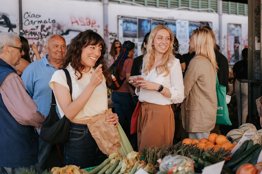 Taste fresh, regional (and always seasonal) produce at the Sant'Ambrosio market.