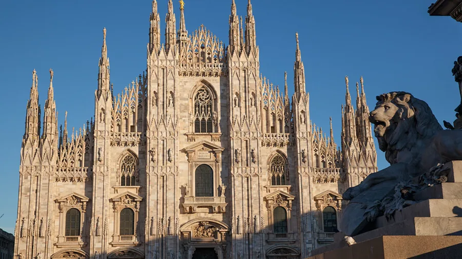 The Milan Duomo is Italy's largest church.