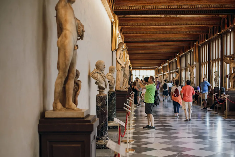 The Uffizi Gallery is famous for its extensive Renaissance art collection.