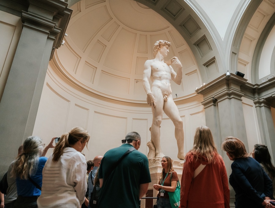 Florence Accademia Gallery Michelangelo David Statue