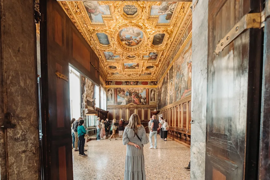 Get to know these ceilings adorned with scenes of mythological importance and Venetian pride.