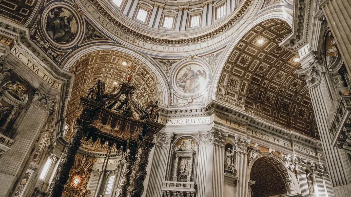St. Peter’s Basilica from Top to Bottom with Dome Climb & Crypt