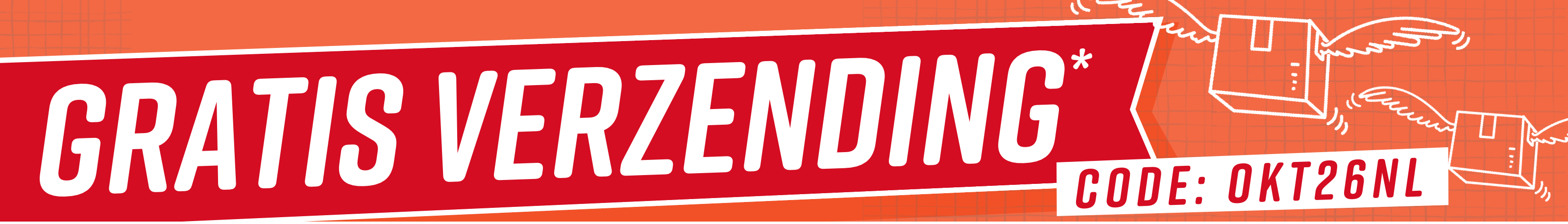 GRATIS VERZENDING!*