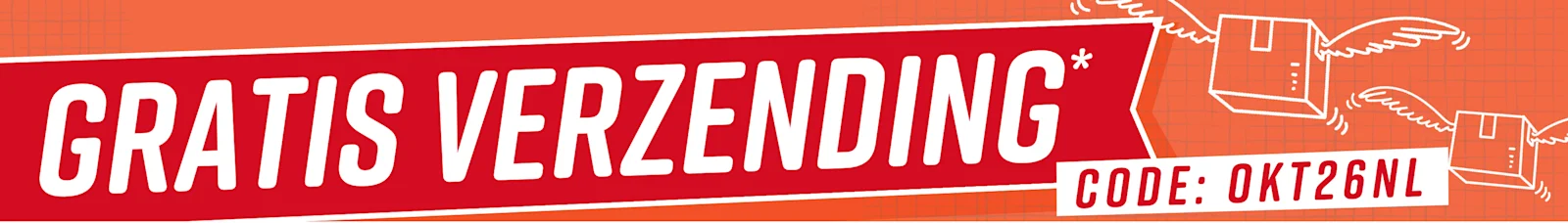 GRATIS VERZENDING!*