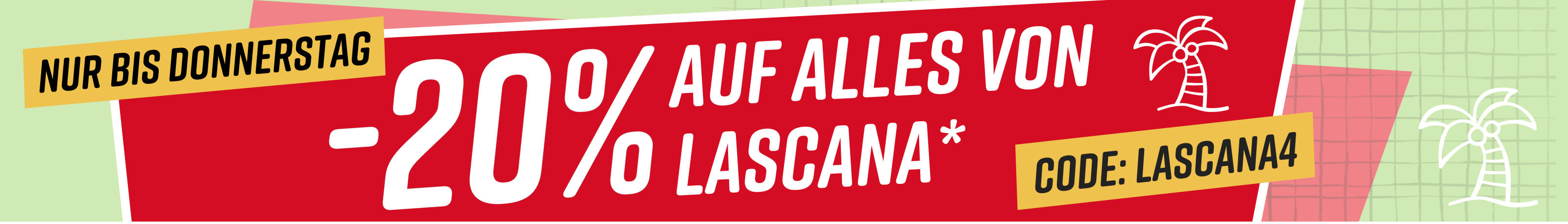 Nur bis Donnerstag -20% auf Lascana