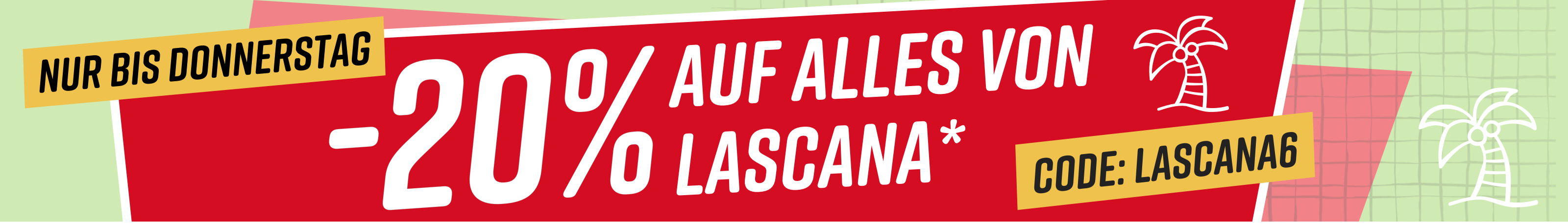 Nur bis Donnerstag -20% auf Lascana