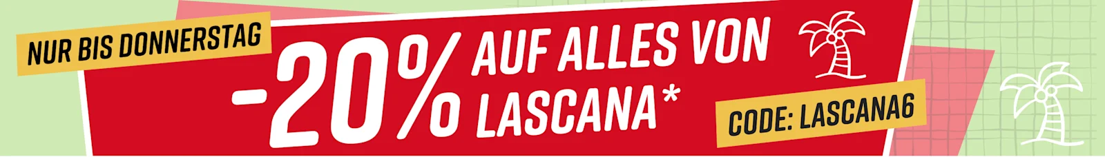 Nur bis Donnerstag -20% auf Lascana