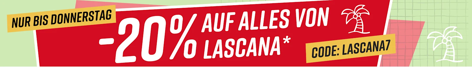Nur bis Donnerstag -20% auf Lascana