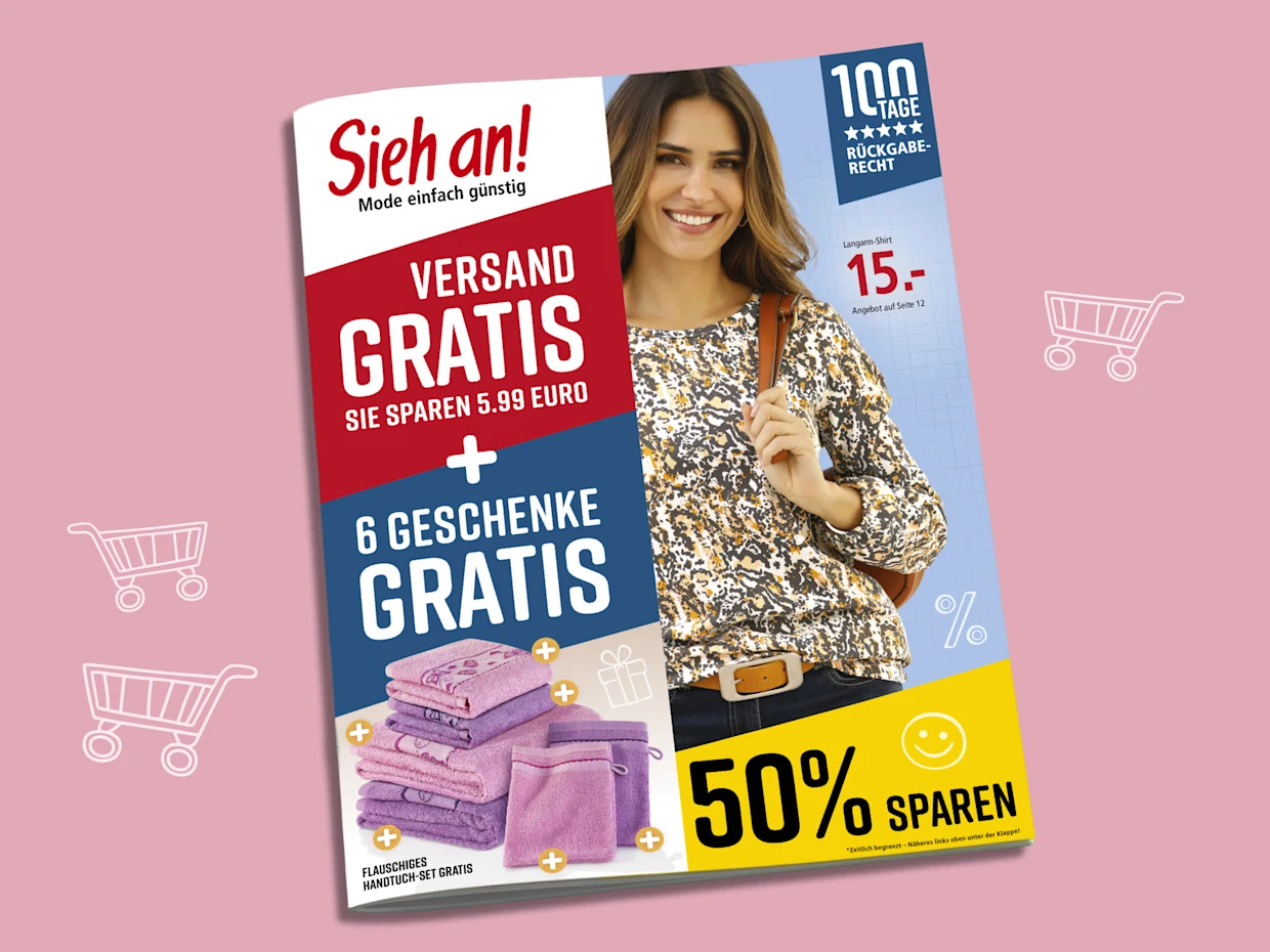 Abbildung eines Sieh an Katalogs