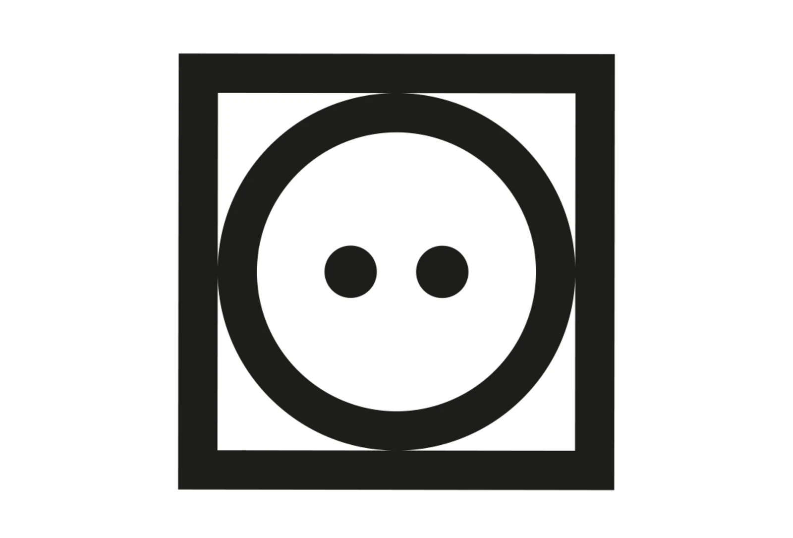 Symbol für Trocknen bei normaler Temperatur im Wäschetrockner. Symbol für Trocknen bei normaler Temperatur im Wäschetrockner.