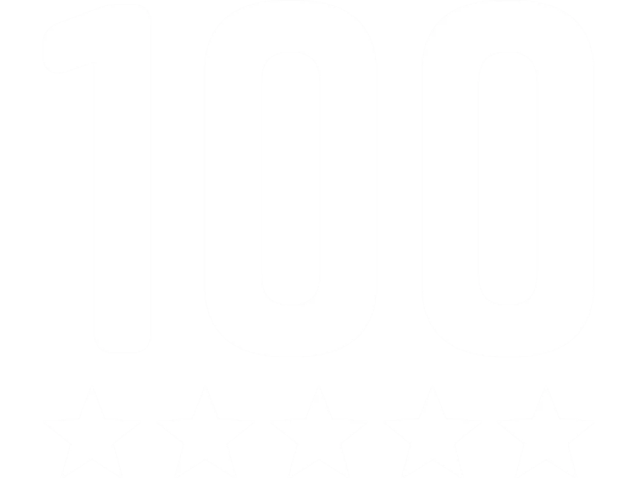 'Symbol' zobrazuje číslo 100 nad radou piatich hviezd.