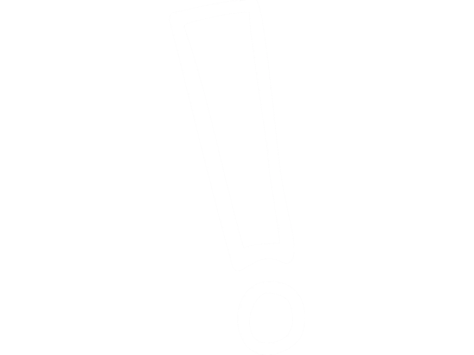 Das Symbol zeigt ein großes Ausrufezeichen.