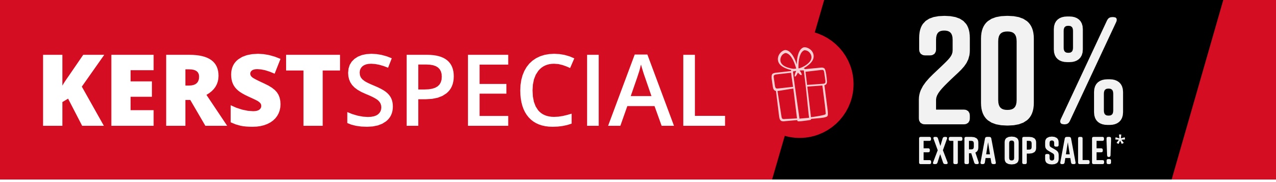 KERSTSPECIAL 20% KORTING OP DE SALE*'