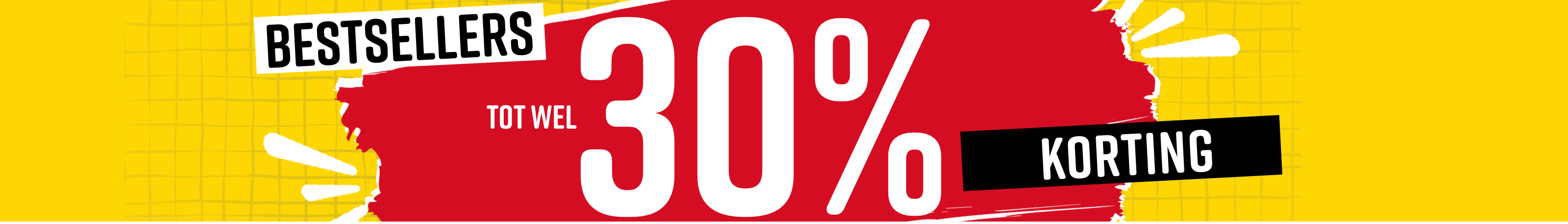 Bestsellers tot wel 30% korting