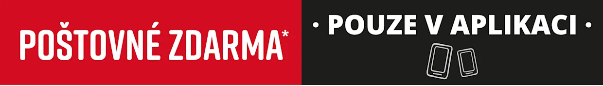 Pouze v aplikaci: Poštovné zdarma!*