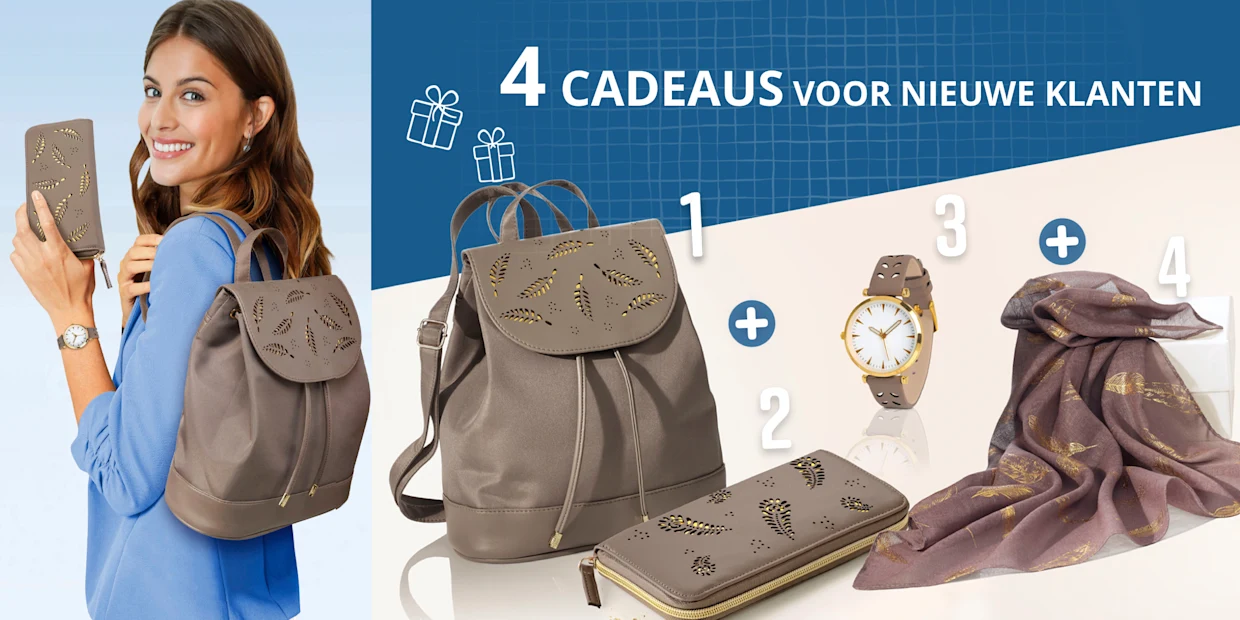 Illustratie van de vier nieuwe relatiegeschenken. Illustratie van de vier nieuwe relatiegeschenken.