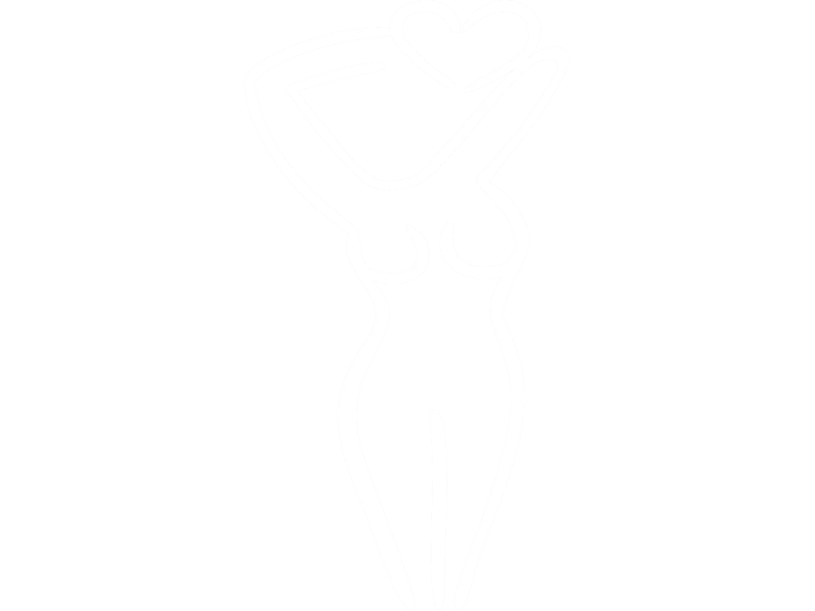 'Symbol' zobrazuje postavu s rukami nad hlavou tvoriacimi srdce.