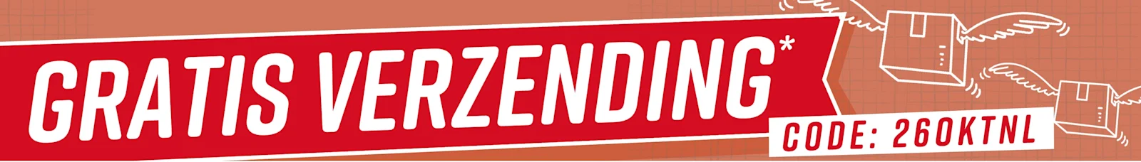 GRATIS VERZENDING!*
