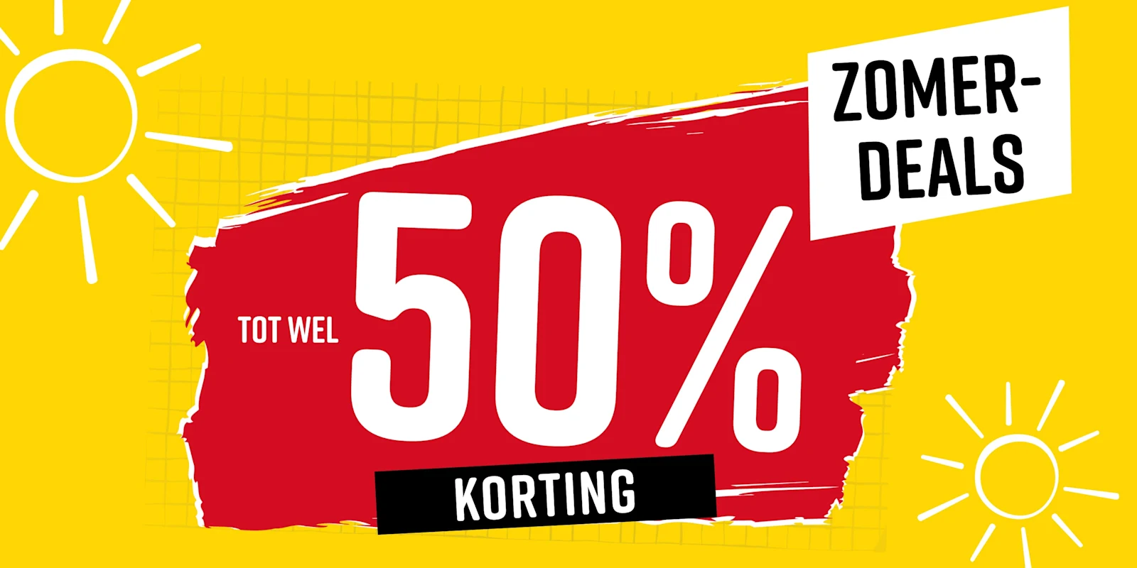 Zomerdeals tot wel 50% korting