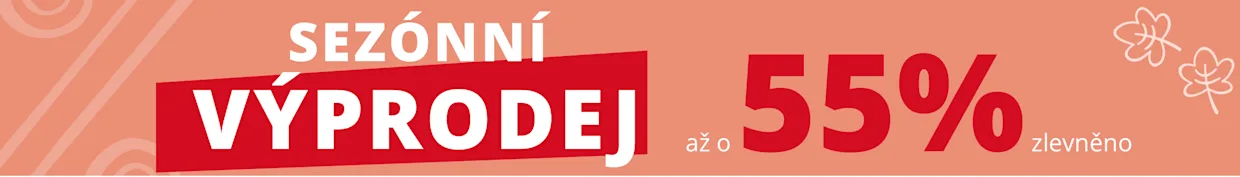 Sezónní výprodej: až o 55% zlevněno