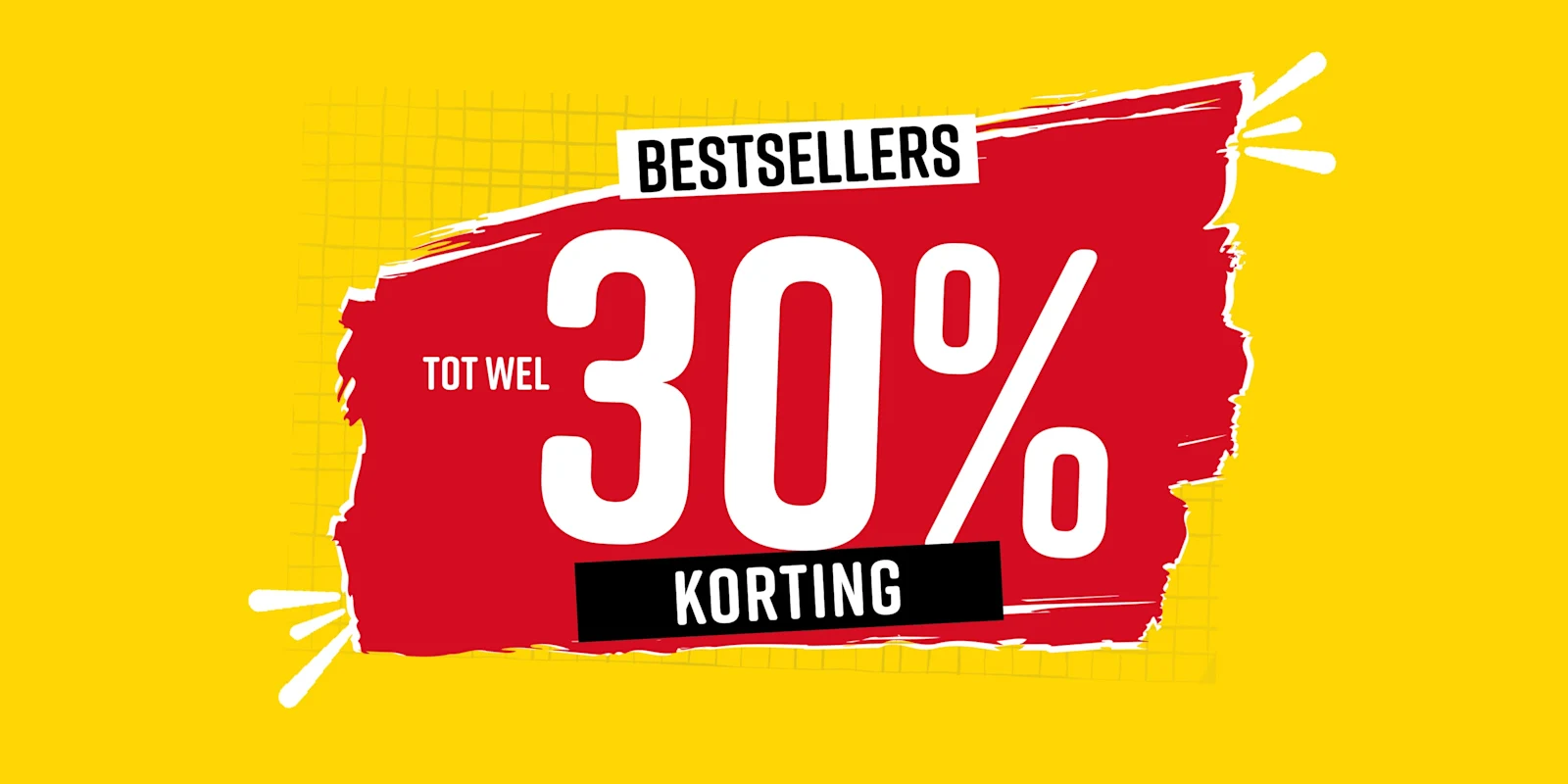 Bestsellers tot wel 30% korting