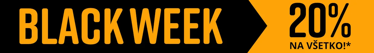 Black Week 20% zľava na všetko!*