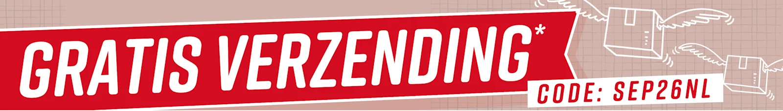 GRATIS VERZENDING
