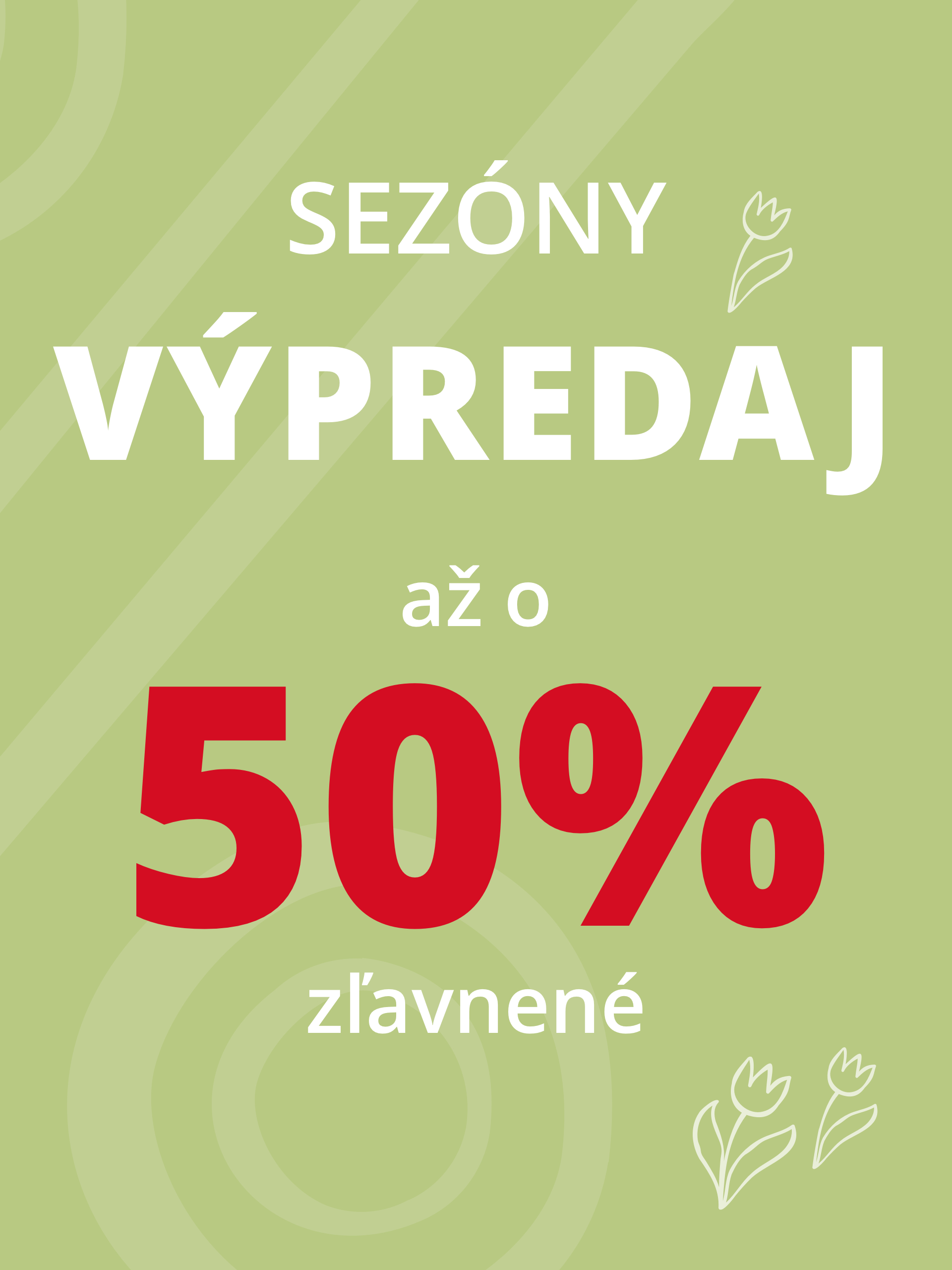 Sezóny výpredaj: až o 50% zľavnené