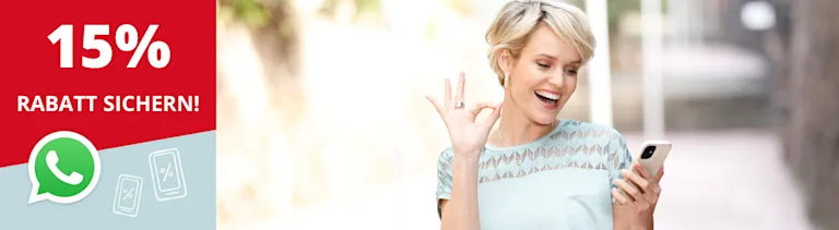 Sieh an! Whatsapp Newsletter abonnieren und sparen!