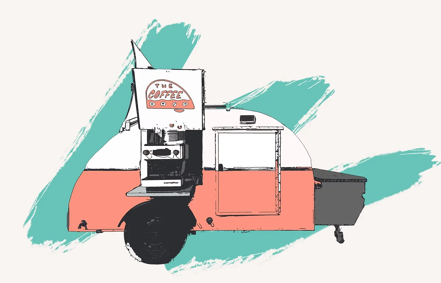 coffee drop coffee truck